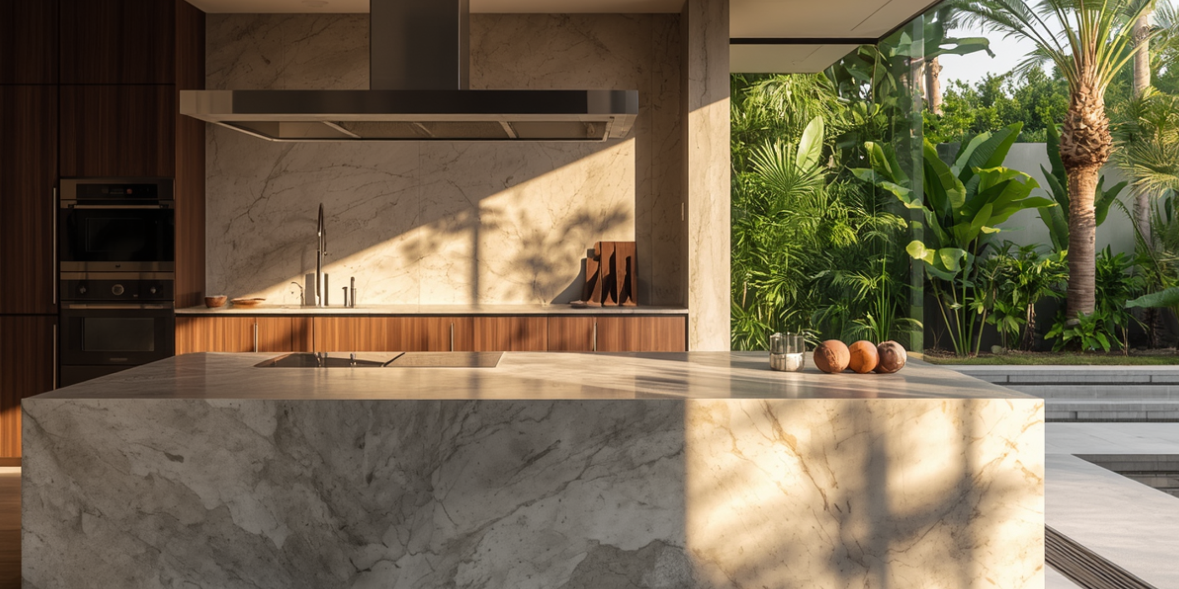 UV resistant sintered stone outdoor kitchen Malaysia